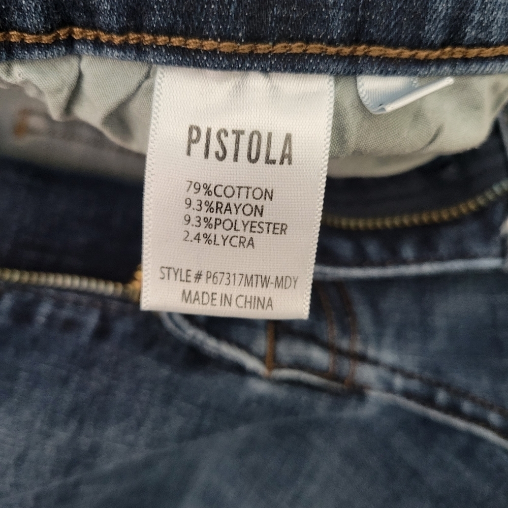 Pistola High Rise Skinny Stretch Blue Denim Women's Jeans Size 18W - Picture 8 of 9